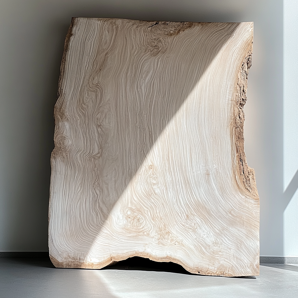 The Art of Crafting a CARVD Table: The Wood Bleaching and Painting Process